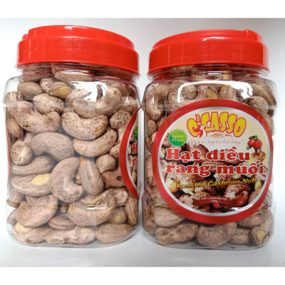 1Kg Hạt Điều Rang MuốiVỏ Lụa Loại Cồ O