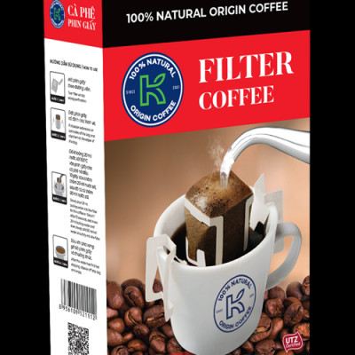 Cà Phê Túi Lọc K-Coffee Filter (105g / Hộp)
