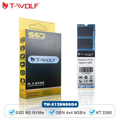 Ổ cứng SSD T-WOLF 128GB/256G/512G M.2 NVMe (PCIe) - Hàng chính hãng