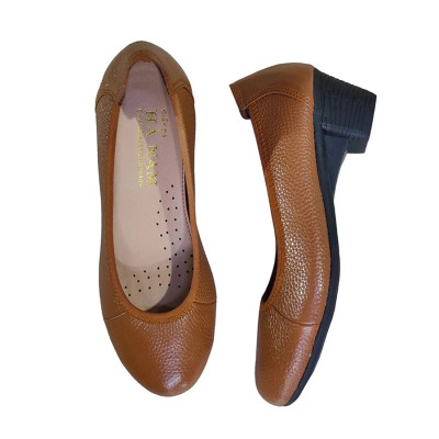 Giày Cao Gót Nữ HÀ NAM Da Bò Thật Cao Cấp 5cm GBBN2076