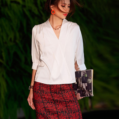 Áo Đắp Vạt Indy TOP190 Thời trang thiết kế Hity