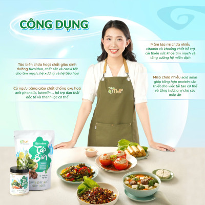 Bột nêm Tảo Biển túi 900g Tâm Minh Foods không bột ngọt công nghiệp