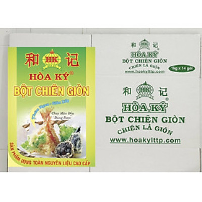 BỘT CHIÊN GIÒN HOÀ KÝ 1kg x 14gói