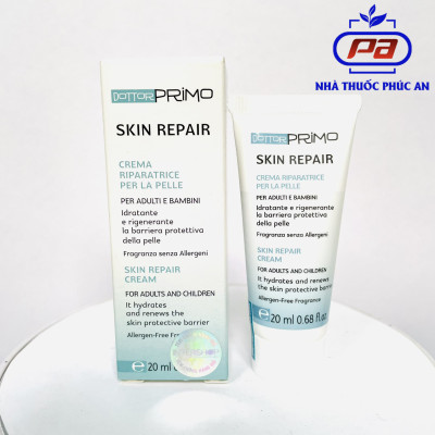 Kem viêm da cơ địa, chàm da, Eczema, da nứt nẻ DottorPrimo Skin Repair tuýp 20 - 50ml