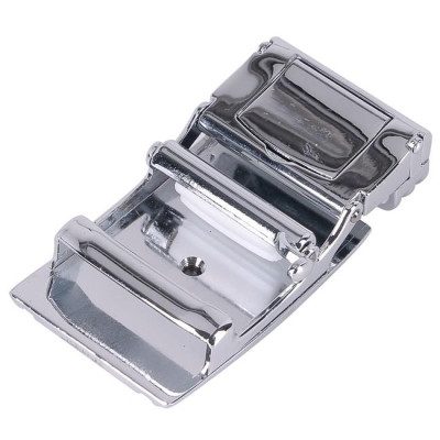 HT9423 - Đầu khóa da đà điểu Huy Hoàng da hột 4 phân đầu trắng màu vàng bò