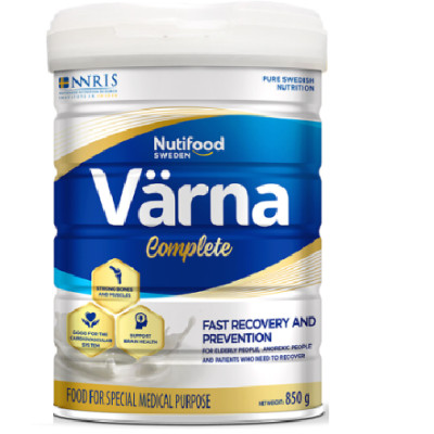 Sữa Bột Varna Complete Nutifood 850g – Dinh Dưỡng Tăng Cường Cho Người Ốm & Người Cao Tuổi
