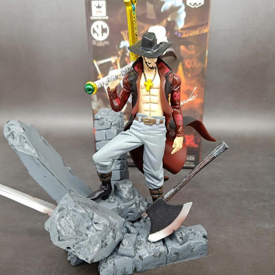Mô Hình Mihawk Mắt Diều Hâu 16CM Mô hình One Piece Cao Cấp, Figure Mô Hình Anmie One Piece Luffy Vua Hải Tặc