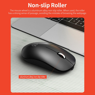  Chuột không dây uFound R-55 2.4G 1200DPI phù hợp với hộ gia đình, văn phòng