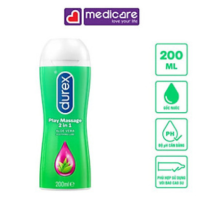 Gel bôi trơn DUREX Play Massage 200ml
