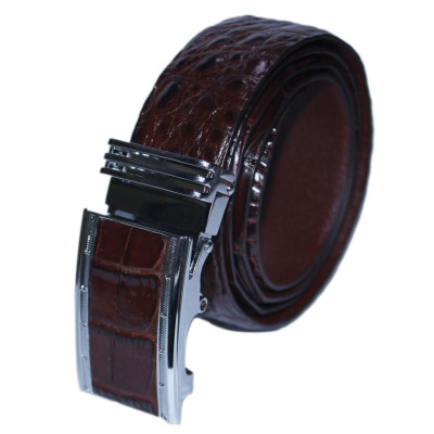 Thắt lưng nam da cá sấu Huy Hoàng 4P màu đen, nâu đất HC4860-61-62-63 