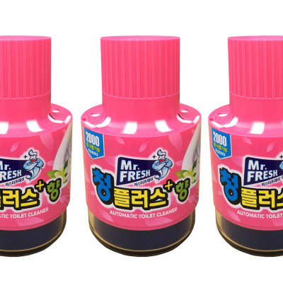 Combo 5 chai tẩy diệt khuẩn bồn cầu, toilet hương hoa ly Mr.Fresh Korea 180g