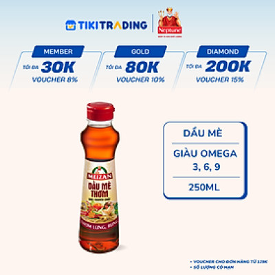 Dầu Mè Thơm Hảo Hạng Meizan 250ml
