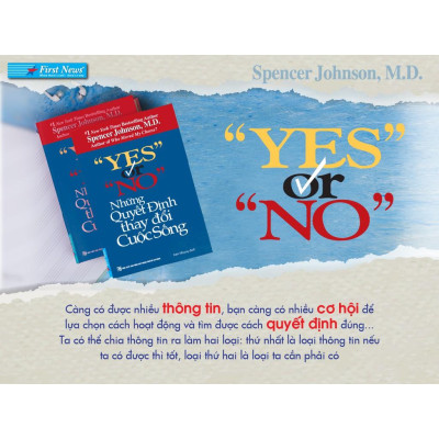 Sách - Yes or No Những quyết định thay đổi cuộc sống - FirstNews