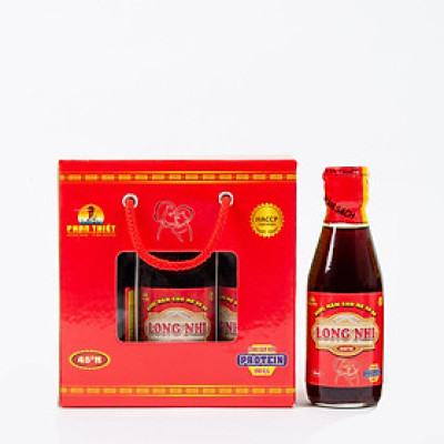 Combo 3 chai Nước mắm sạch cá cơm nguyên chất Long Nhi 45 độ đạm 180ml/chai
