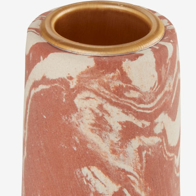 Chân nến | JYSK Urban | gốm | nâu | DK7xC10cm