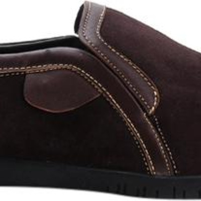 Giày Nam Thể Thao Đế Xu Cột Dây Huy Hoàng HT7749 - Nâu Đất