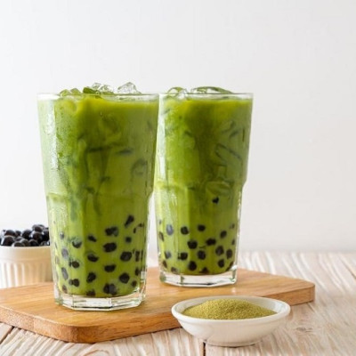 Set Nguyên Liệu Pha Trà Sữa Thái Xanh (Thành phẩm 30 35 ly) VietTin Mart