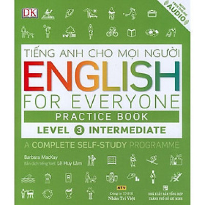 Sách - English for Everyone - Level 3 Intermediate - Practice Book (Kèm CD) - Nhân Trí Việt