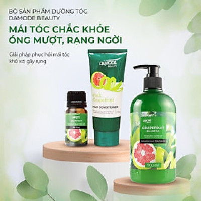 Combo dầu gội dầu xã tinh dầu tóc cao cấp độc quyền DAMODE 500ml 170ml 30ml