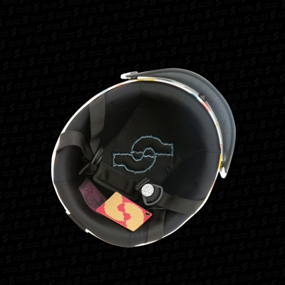 ƯU ĐÃI - Mũ bảo hiểm lỗ thông gió hoa văn chính hãng NÓN SƠN AMP-TR121