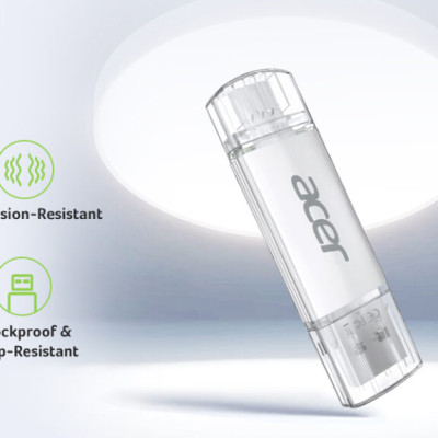 USB Acer UT300 3.2 Gen1 USB-C & USB-A tốc độ upto 150MB/s BH 5 NĂM 1 ĐỔI 1 Hàng chính hãng