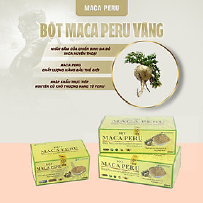 Sâm Bột Maca Peru Vàng - Lepidium Meyenii