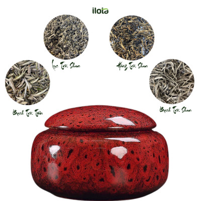 Hộp Trà Shan Tuyết Quà Tặng Trung Thu Thượng Hạng Hộp Giả Da Cao Cấp Biếu Tặng Cho Doanh Nghiệp