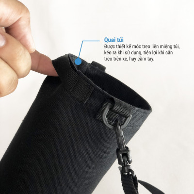 Túi Đựng Bình Nước Giữ Nhiệt Chống Va Đập Nhiều Cỡ PaKaSa - Hàng Chính Hãng ( Giao màu , họa tiết ngẫu nhiên)