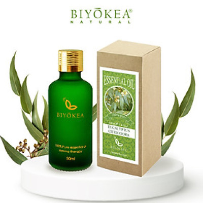 Tinh dầu Bạch Đàn Chanh, tinh dầu thư giãn 50ml BIYOKEA 