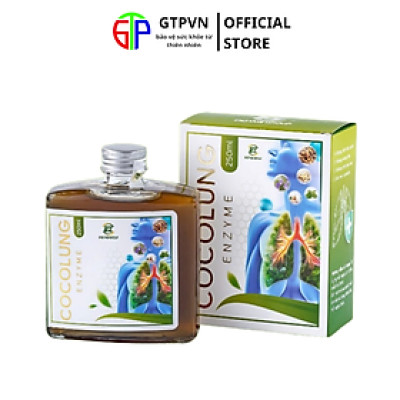 Nước uống Cocolung Enzyme - Xoa dịu cơn ho, bảo vệ đường hô hấp - Chai 250ml