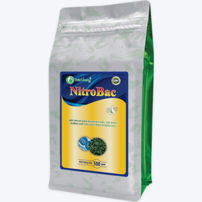 Hấp thụ khí độc ao tôm NITROBAC