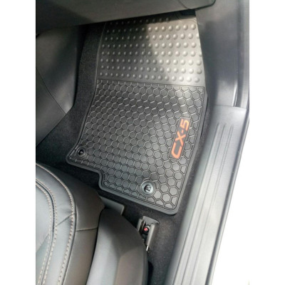 Thảm Lót Sàn Cao Su Dành Cho Xe Mazda CX5 đời 2015 đến 2020 Hàng Cao Su Đúc Ko Mùi