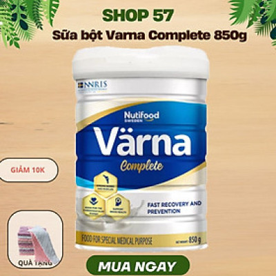 Sữa Bột Varna Complete Nutifood 850g – Dinh Dưỡng Tăng Cường Cho Người Ốm & Người Cao Tuổi