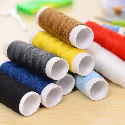 Hộp Kim Chỉ May Vá 2 Tầng – Có Kéo, Chỉ Màu, Kim, Khuy, Thước, Xỏ Kim,