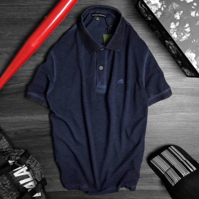 Áo thun polo nam bụi_wax acid_nam tính