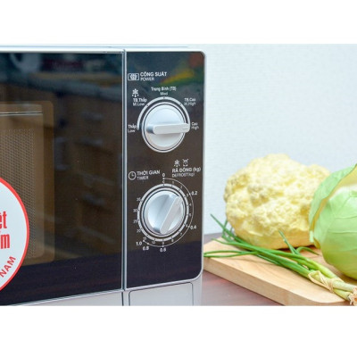 Lò vi sóng Sharp R-205VN-S 20 lít - Hàng Chính Hãng