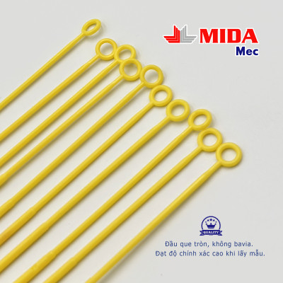 Que cấy vi sinh đầu tròn MidaMec 10ul đã tiệt trùng bằng tia gamma Thùng 250 - 25 cái/ bao