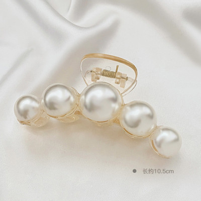 Combo 5 kẹp tóc, kẹp càng cua đính kèm ngọc trai, cột tóc Hàn Quốc cực đẹp KT28