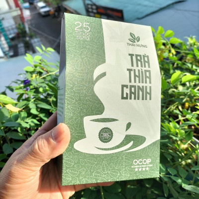 Combo 10 hộp Trà Thìa canh Thái Hưng 25 túi lọc x 5g - Khắc tinh của bệnh tiểu đường