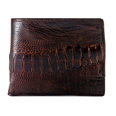 Ví nam Huy Hoàng da đà điểu màu vàng bò, đen, nâu đất, nâu đỏ HT2401-02-03-04