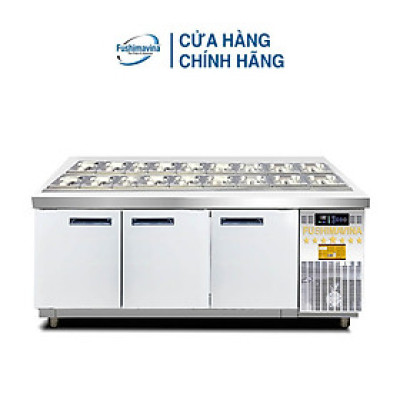 [CỬA HÀNG CHÍNH HÃNG] Bàn Salad 1m8 Cánh Inox