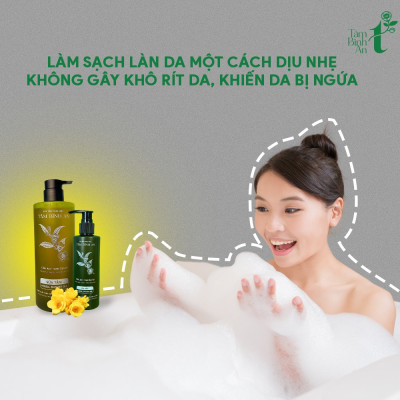 [200ml]-Sữa tắm thiên nhiên Tâm Bình An chăm sóc da chiết xuất từ nguyên liệu thiên nhiên, mang đến hiệu quả vượt trội trong việc làm sạch và nuôi dưỡng làn da từ sâu bên trong
