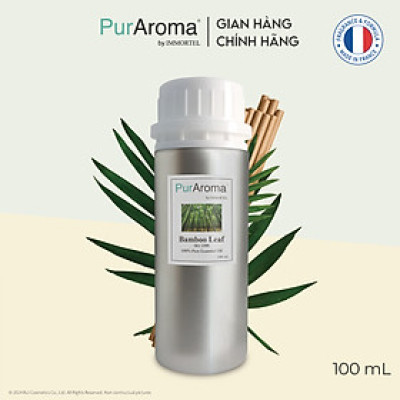 (Đậm Đặc | Chai Lớn) Tinh dầu LÁ TRE nguyên chất PurAroma by IMMORTEL - Chính hãng Pháp