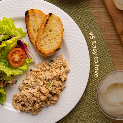 [Chay] Cá Ngừ Chay Xắt Lát Ngâm Muối 180g - Nhập Khẩu Từ Philippines