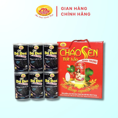 Chè đỗ đen Minh Trung 365g - Chè Đỗ Đen 6 (combo 6 lon)