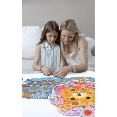 Bộ xếp hình khủng long bạo chúa đồ chơi trí tuệ bé 6 tuổi ship HOẢ TỐC HCM tranh ghép hình 500 mảnh