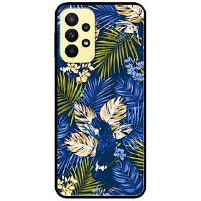 Ốp lưng dành cho Samsung A13 4G mẫu Họa Tiết Hoa Xanh Dương