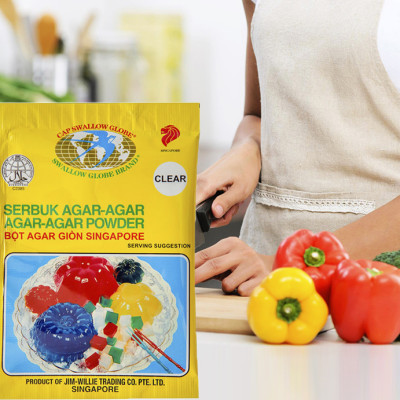 BỘT THẠCH RAU CÂU GIÒN AGAR SINGAPORE - AGAR-AGAR POWDER - JIM WILLIE