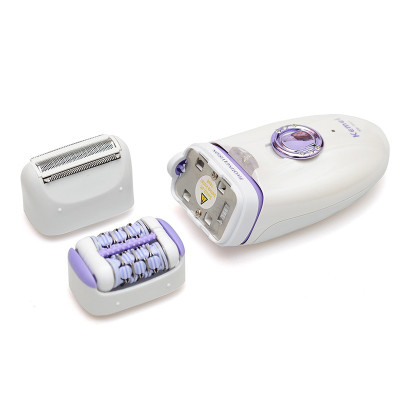 Máy tẩy lông tẩy và nhổ lông toàn thân, cạo lông tay chân, tẩy sạch lông vùng bikini sử dụng pin sạc chuyên nghiệp điều chỉnh 2 Đầu Thay Thế