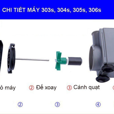 Máy bơm nước Atman AT 303S 6W 600L/Hr cho hồ cá cảnh mini siêu bền, Bảo hành uy tín